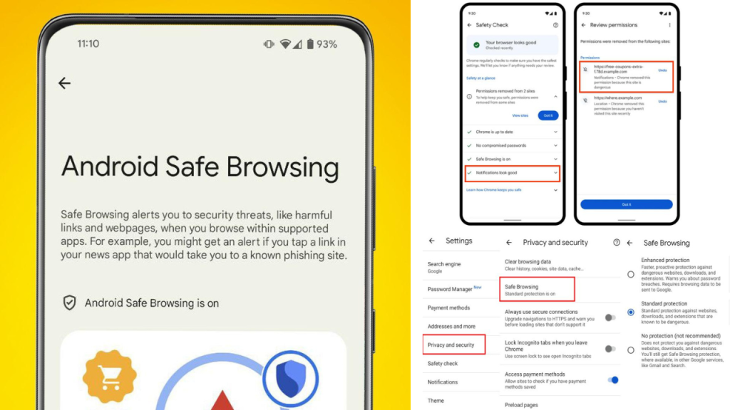 Google Safe Browsing - Chrome Protection ON